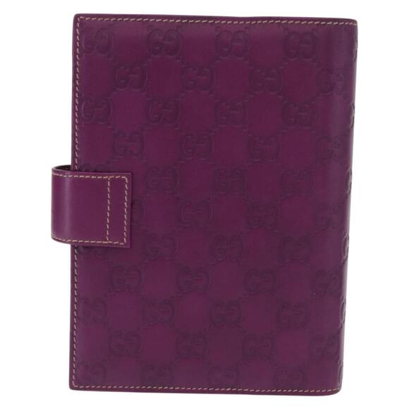 GUCCI GG Canvas Guccissima Day Planner Cover Purple 115241 2888 Auth yk20133A - Picture 2 of 16